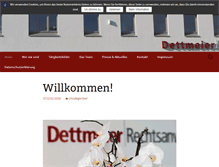 Tablet Screenshot of dettmeier.com